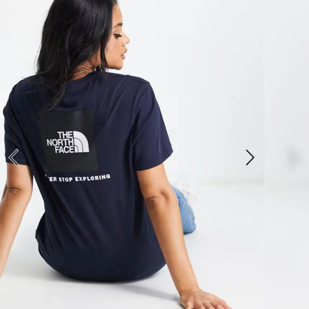 The North Face Dark Navy 100% Cotton Tee - Picture 3 of 7